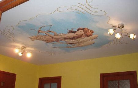 Печать на натяжных потолках